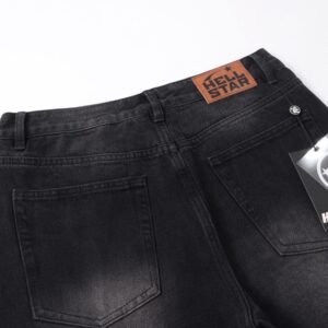 Hell Star Classic Black Denim Jeans-D08