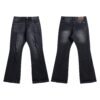 Hell Star Street Style Black Denim Jeans-D10